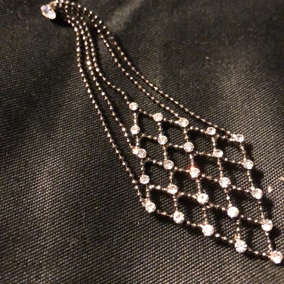 CZ chandelier earrings - Picture 2 of 3